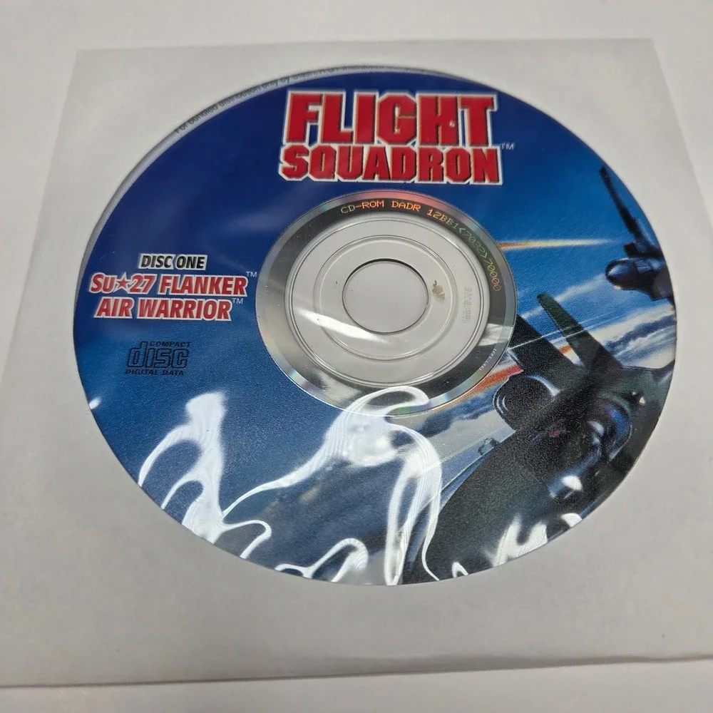 MacSoft Flight Squadron PC Game 3-Disc Set Vintage Windows 95 MS-DOS Sim 5 Games
